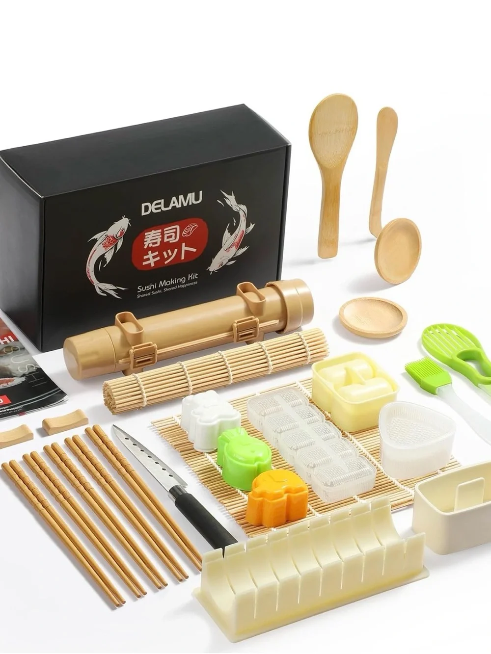 NEW Delamu 27-Piece Sushi Making Kit | Factory Sealed